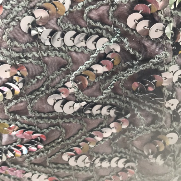 Vintage 1960s Black Sequin Sheath Dress - Picture 7 of 9